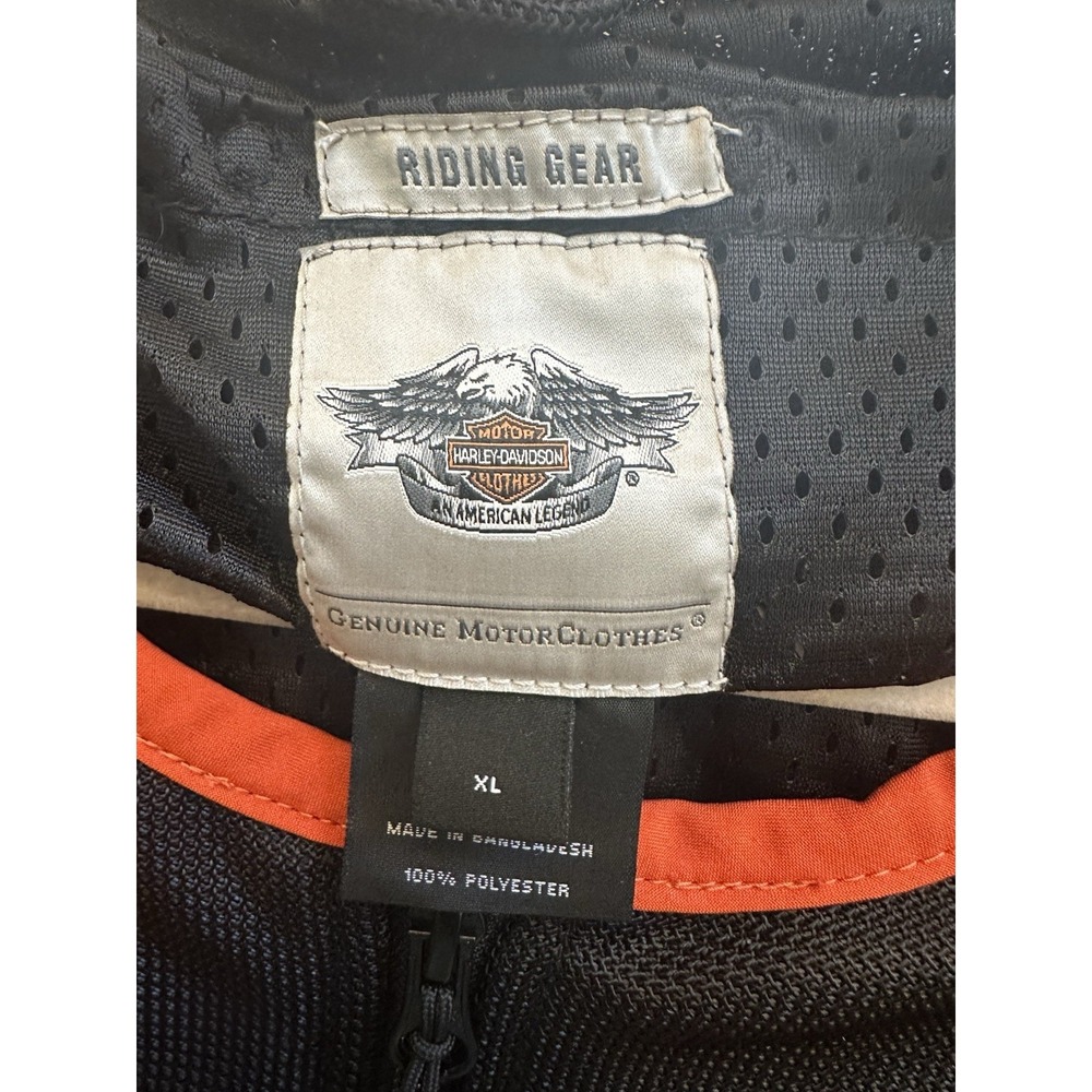Harley Davidson Womens XL Mesh Functional Riding Jacket Elbow Armor 98385-11VW - Picture 5 of 16